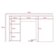 thumbnail image 4 of Escritorio + Modulo Pc Baggio Bardolino, 4 of 6