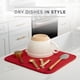 thumbnail image 3 of ST INC. Dish Drying Mat, 16 x 18, Large, Red, 3 of 3
