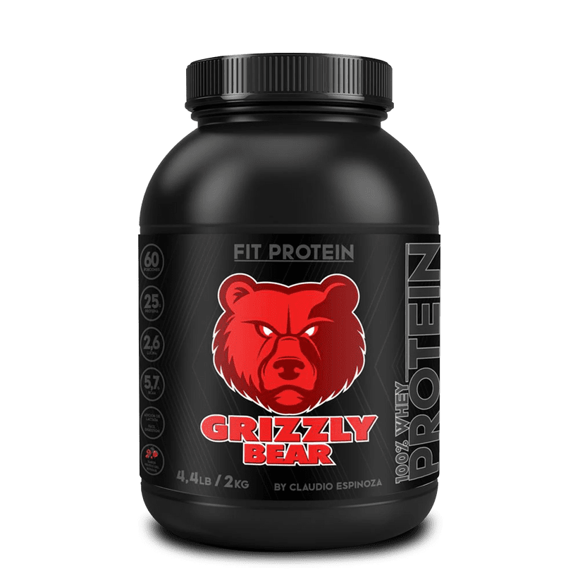 Grizzly Bear - Proteina Fit Protein 2 Kilogramos Mote Con Huesillo - 60 Sv -