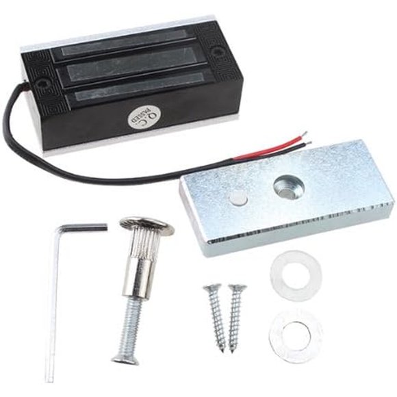 Cerradura Magnética AGPtek 60kg 130lbs 12V NC para Puertas