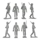 thumbnail image 2 of Juguete BMC Marx Plastic Army Men Marching US Soldiers, gris, 27 unidades, 2 of 6