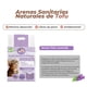 thumbnail image 2 of Arena Sanitaria Aglutinante Vip Cat Tofu 2,5 Kg. - Lavanda, 2 of 4