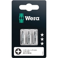 Wera - Set 2 Puntas Phillips Ph3 X 25 Mm