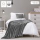 thumbnail image 2 of Forro polar Blanket Utopia, tamaño doble, color gris, 300 g/m², microfibra, 2 of 9