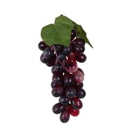 Bothyi - Figura De Uva Artificial, Herramienta De Apoyo Educativo, Decoración De Fotos, Modelo De Fruta, 36 Uvas, Color Morado