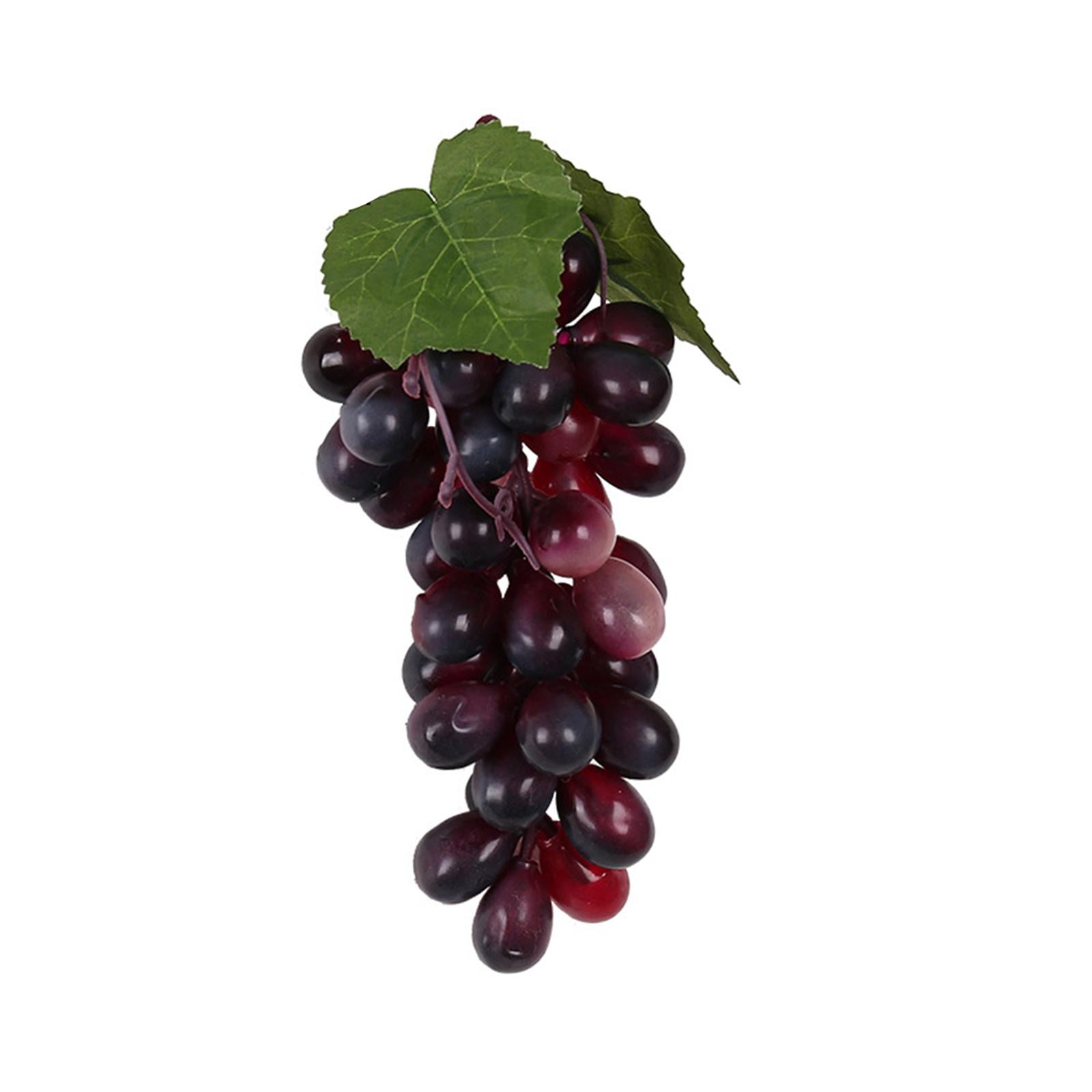 Bothyi - Figura De Uva Artificial, Herramienta De Apoyo Educativo, Decoración De Fotos, Modelo De Fruta, 36 Uvas, Color Morado