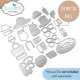 thumbnail image 2 of Juego de accesorios de playa Elizabeth Craft con 24 troqueles de metal, 2 of 5