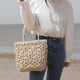 thumbnail image 5 of Bolsos de paja para playa de verano para mujer, bolso de paja tejido, bolso de playa de verano, bolso de mano, 5 of 6