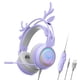 thumbnail image 4 of Auriculares Para Juegos Con Cable Con Micrófono USB De 3,5 Mm Ligero Para Tableta Portátil Púrpura, 4 of 5