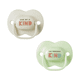 thumbnail image 2 of Chupete De Silicona 0-6 Meses Anytime Orthodontic Blanco/Verde, 2 of 3