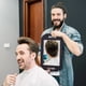 thumbnail image 2 of Espejo Barbería Peluquería Borde de Espuma, 2 of 3