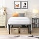 thumbnail image 2 of Twin Size Bed Frame , Heavy Duty Metal Bed Frame , Quick & Easy Assembly, No Noise, BlackTWIN, 2 of 3