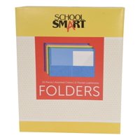 Folder School Smart Con 2 Bolsillos, Varios Colores, Paquete De 25