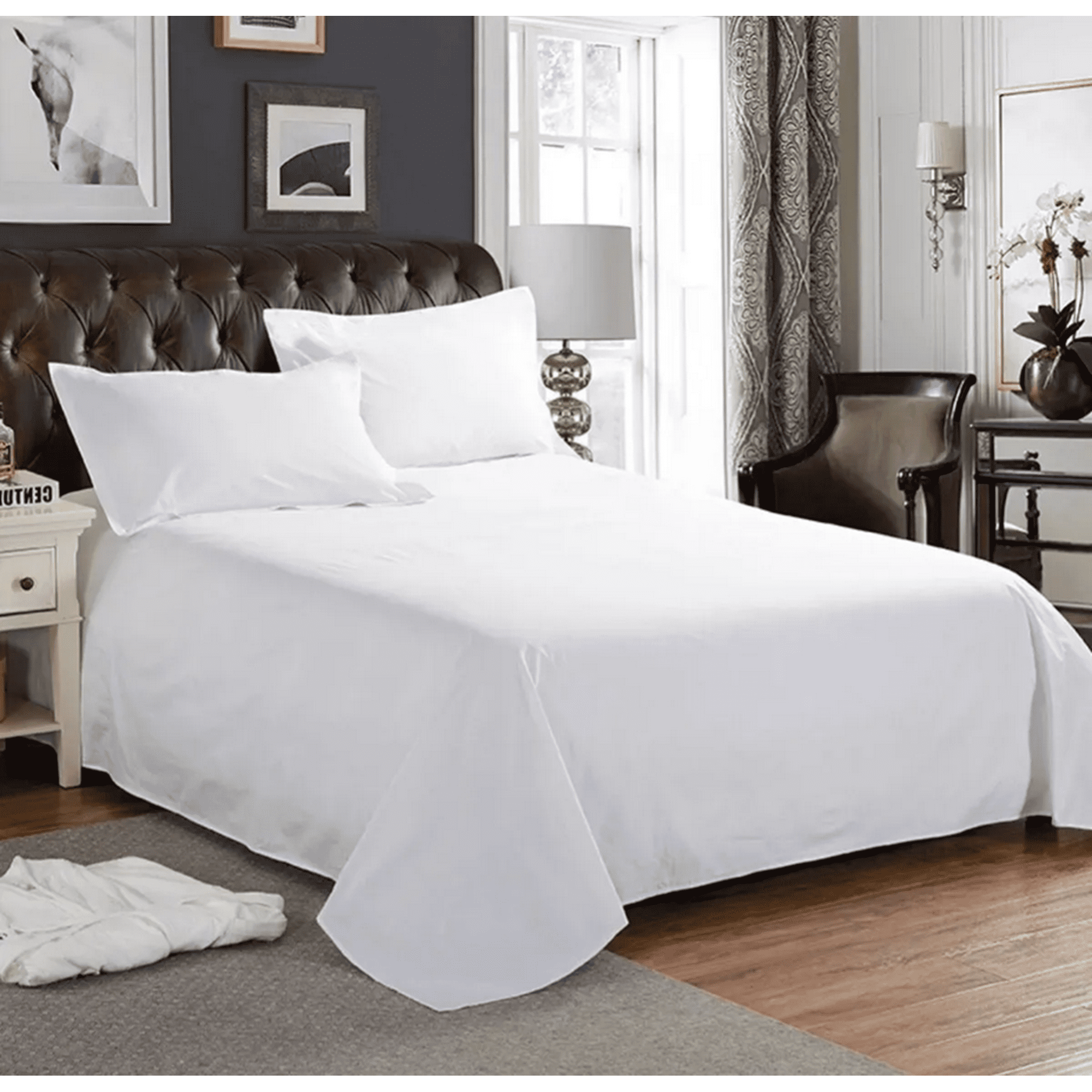 Genérico - Juego Sabana Económica 2 Plazas 4 Piezas Varios Colores