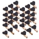 thumbnail image 5 of 30pcs Mini Ropa De Madera Pinza De Papel Fotográfico Pinza Para La Ropa Pinzas Para Manualidades 30 Mm Negro, 5 of 5