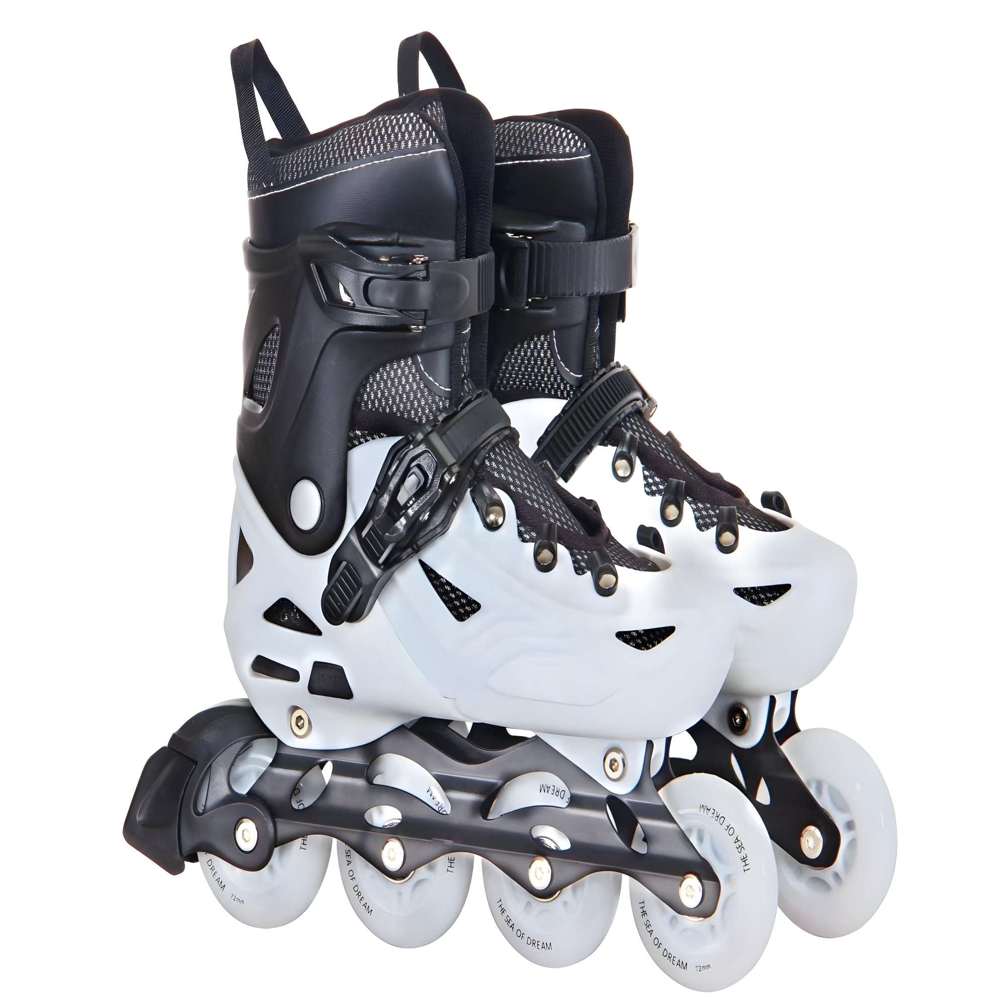 Patines - Lineal Con Luces Y Kit Talla S 31 34 Blanco