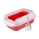 thumbnail image 5 of Caja De Arena Para Gatos Orinal Inodoro Bandeja De Arena Para Mascotas Grande Extraíble Fácil De Limpiar Grande Rosa, 5 of 5