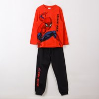 Pijama Manga Larga Niño Pose Spiderman Rojo Marvel