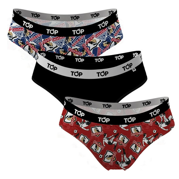 Bikinis Algodón Pack Colo Colo C1 Talla Xl