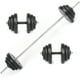 thumbnail image 1 of Set De Mancuernas Y Barra 40,8 Kg 2 En 1 Negro, 1 of 6