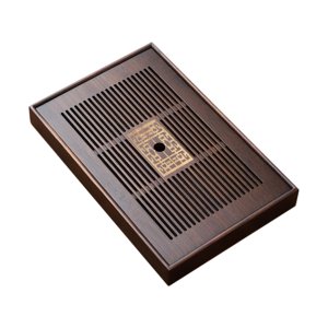 Bothyi - Accesorio De Juego De Té De Bandeja De Té De Bambú Chino Para Casa De Té Mediana