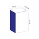 thumbnail image 3 of Mural Base.158M 1 Puerta 40 Cm Roble, 3 of 3