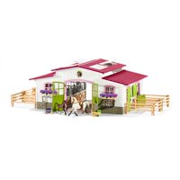 Set Estable Para Centro De Equitación Schleich Horse Club Con 97 Piezas