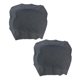 thumbnail image 4 of 2 Piezas Impermeable Elástico Comedor Silla Cubierta Boda Banquete Fiesta Gris, 4 of 5