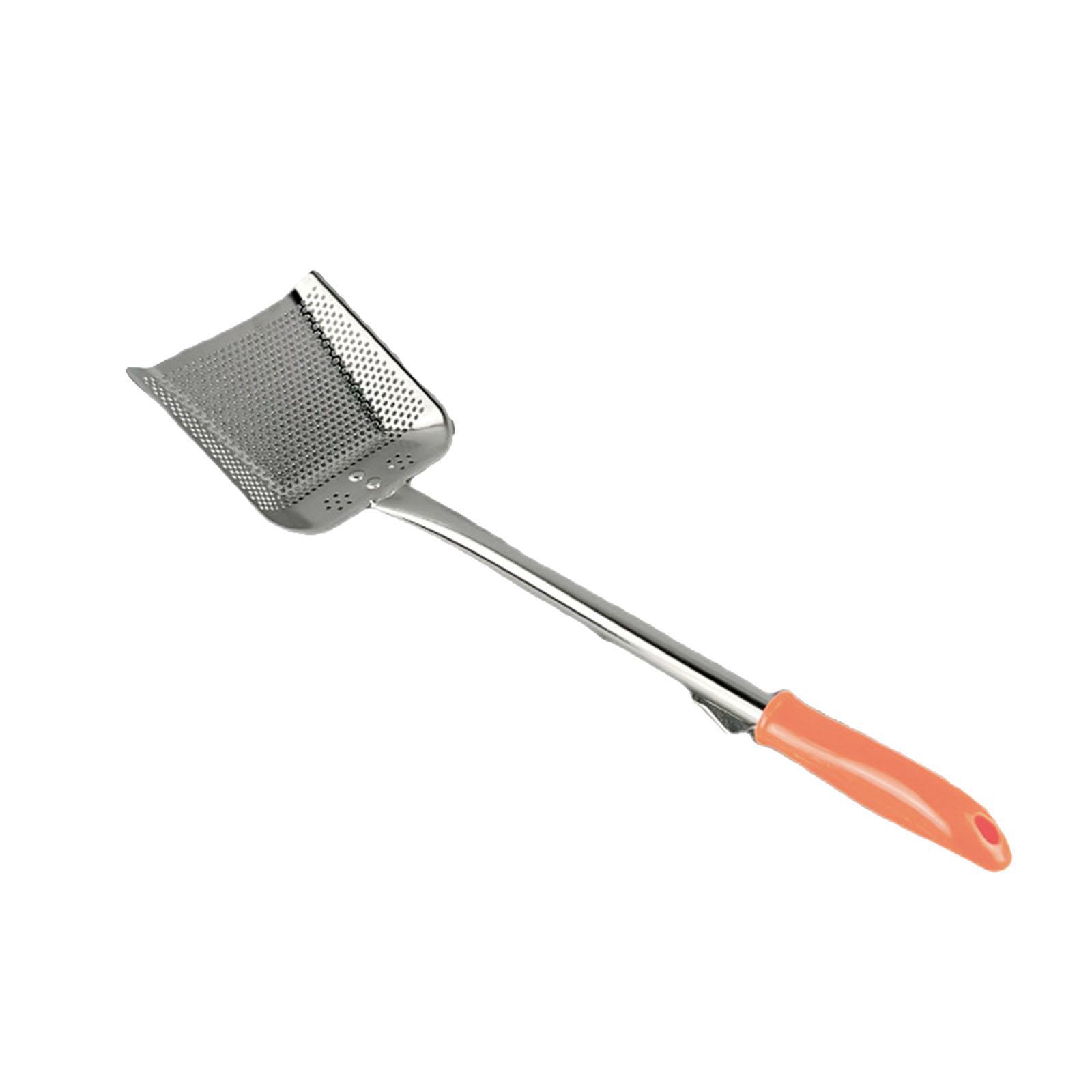 Bothyi - Cuchara Skimmer Para Cocinar, Freidora De Espagueti Profesional, Colador De Aceite Cuadrado Para Pasta L