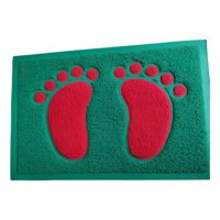 Genérico - Set De 3 Alfombra Decorativa Entrada Baño Ducha Jhn
