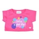 thumbnail image 1 of Polera rosa Build a Bear mensaje Today is your day, 1 of 2
