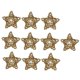 thumbnail image 4 of 10 Unids Mimbre Natural De Ratán Vine Bolas De Madera Adornos De Estrellas Decoración Del Partido 8 cm, 4 of 5