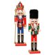 thumbnail image 4 of Paquete De 2 Adornos De Soldado De Cascanueces De Madera De 30 Cm Kit De Decoración De Navidad Para Ni?os, 4 of 5