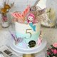 thumbnail image 4 of Adorno para tarta ZXSWEET 21 piezas decoración de sirena para cumpleaños, 4 of 7