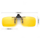 thumbnail image 3 of Lentes de sol polarizadas con clip para gafas graduadas, 3 of 5