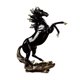 thumbnail image 3 of Estatuilla Moderna De La Escultura De La Artesanía De La Estatua Del Caballo Para La Decoración Negra De La Estantería De La Oficina, 3 of 3