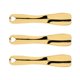 thumbnail image 3 of 3 Piezas Cuchara De Maquillaje Cuchara Cosmética Facial Metal Cosmético Espátula Dorada, 3 of 5