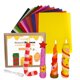 thumbnail image 1 of Kit para hacer velas de cera de abeja Bingfuego, 12 láminas de 25 x 20 cm, 1 of 6