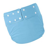 Magideal - Pañal Lavable Para Adultos, Antifugas, Resistente Al Agua, Excelente Absorción De Agua Para Ancianos, Cuidado De Discapacitados, Absorción De Humedad, Azul Claro