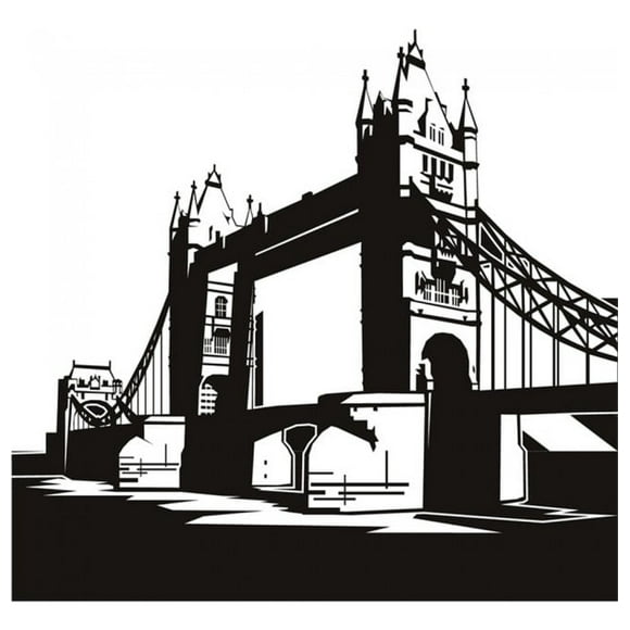 Decomural Tower Bridge London Landmark Scene WS-18596