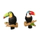 thumbnail image 3 of 2 piezas PARROT Árbol Hugger Escultura de pájaros Estatuas de jardín colgante Artesanías, decoración del árbol de pared para veranda, área al aire lib, 3 of 5