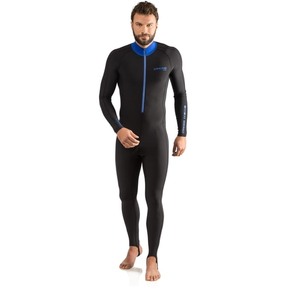 Rash Guards Cressi Skin Full Body, negro/azul, para hombre, talla L