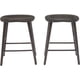 thumbnail image 2 of Juego de 2 Bancos Maddox de Madera Maciza con Acabado Pizarra de Crosley Furniture, 2 of 5