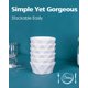 thumbnail image 4 of Ramekins DELLING 240 ml Set de 6, aptos para horno, blanco, 4 of 8