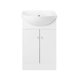 thumbnail image 1 of Kit Mueble Marie 50 + Cubierta Blanche 50, Color Blanco 1 pieza, 1 of 7