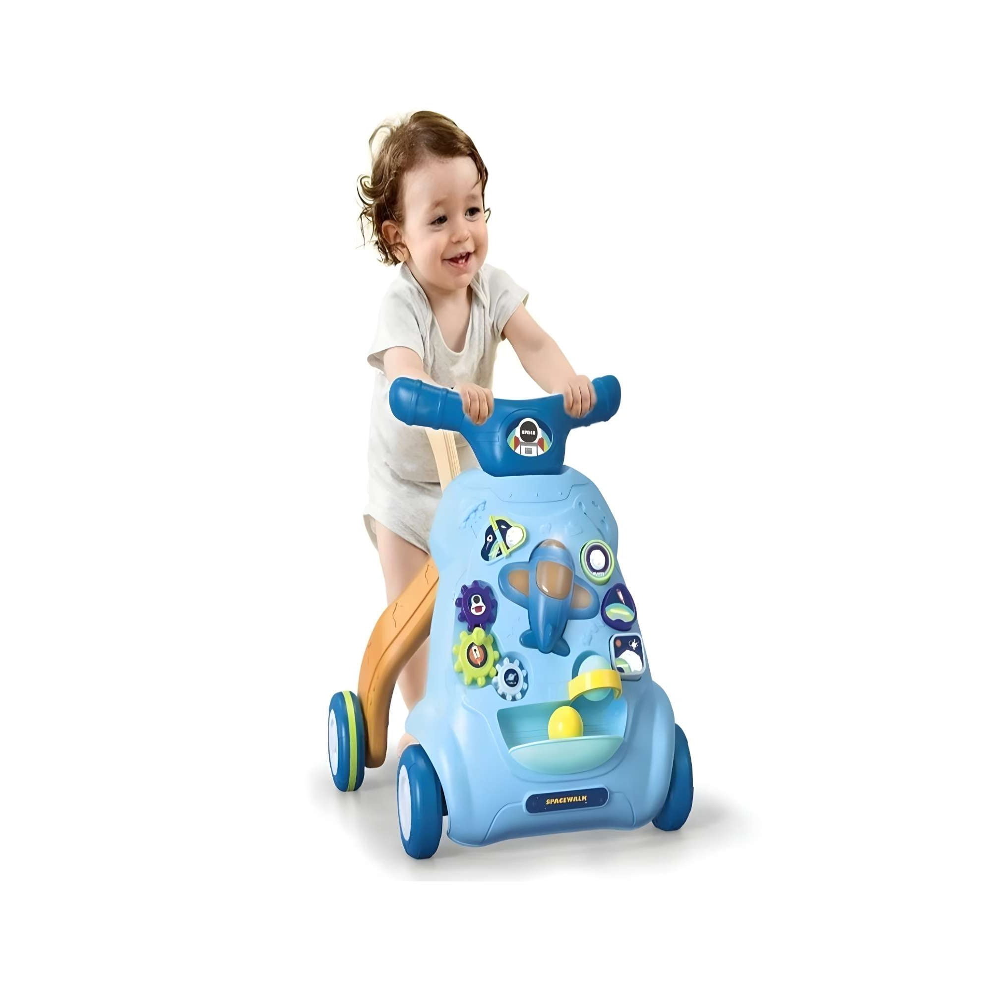 Genérico - Caminador De Bebe Aereo Azul