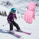 thumbnail image 5 of Guantes de bicicleta para niños y niñas, guantes de nieve para niños, guantes de esquí de invierno para niños, guantes cálidos a prueba de viento con bordado de rosas, guantes de esquí para niños, 5 of 5