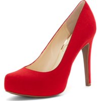 Zapato Jessica Simpson Parisah Para Mujer Con Plataforma, Modelo Pump, Color Rojo 6.5