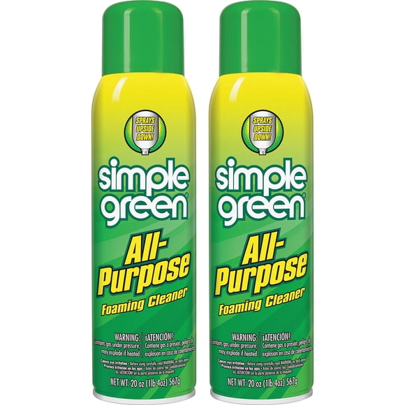 Espuma multiusos Cleaner Simple Green, 600 ml (paquete de 2)
