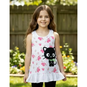 Hello Kitty - Polera Niña Chococat Blanco 14